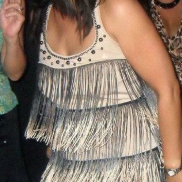 Racer Back Fringed dress - Picture 3 of 4